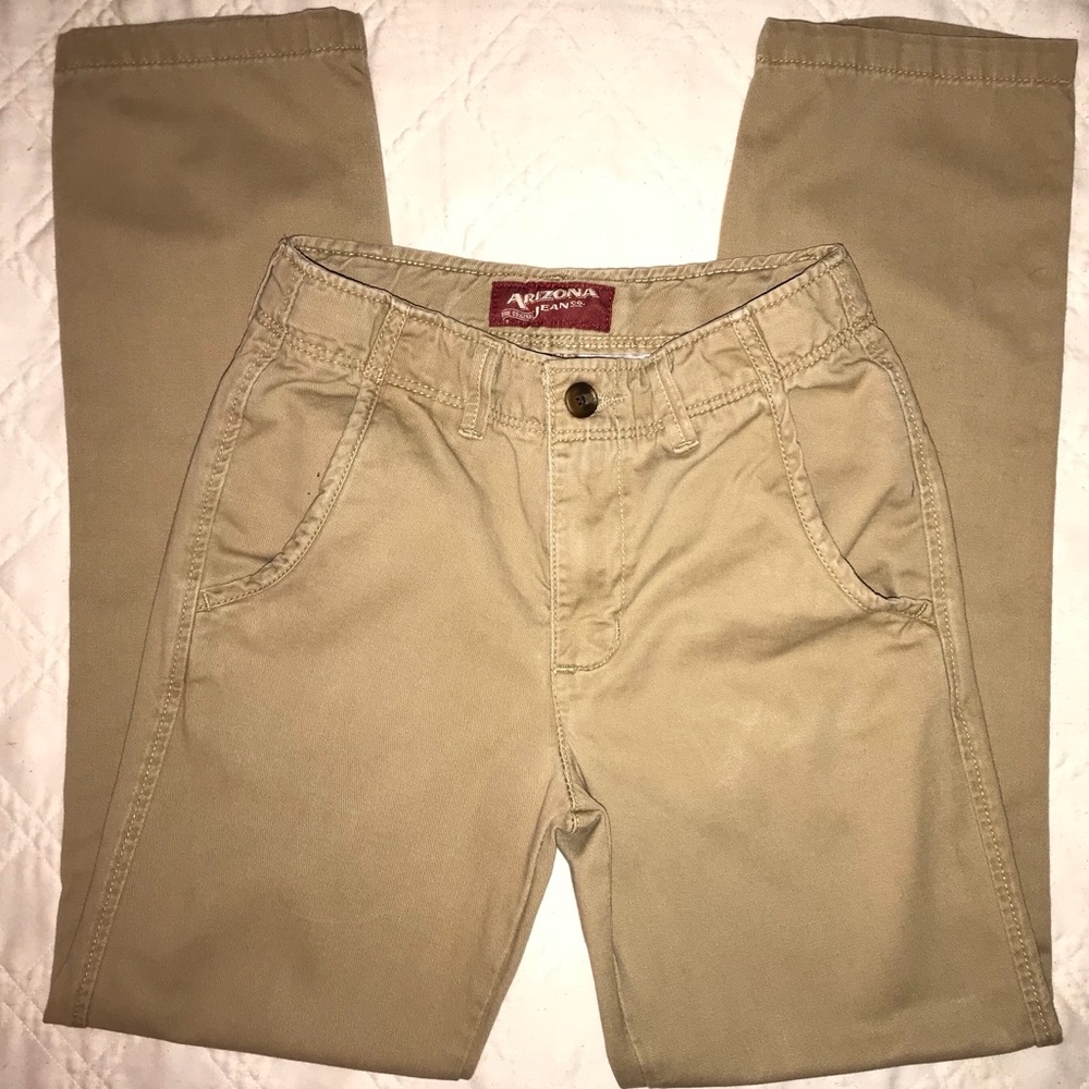 Boys khakis. Straight leg. Slim fit